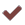 Brown checkmark (Yes)