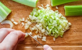 Chopped celery