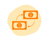 Money exchange icon