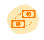 Money exchange icon