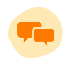 Chat bubbles icon