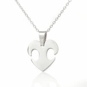 dog necklace heart