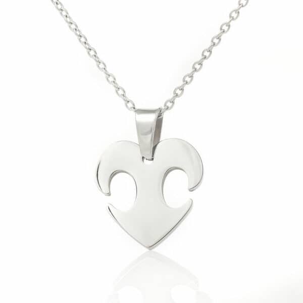 dog necklace heart