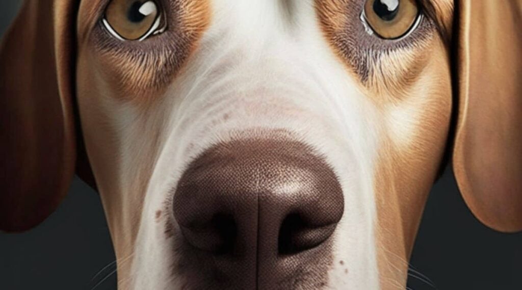 dog nose of the future according to AI