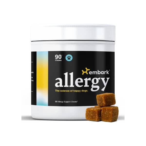 Embark Dog Supplements for allergies.
