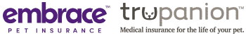 Embrace & Trupanion logos