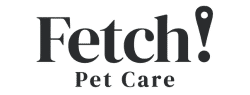 Fetch pet care logo