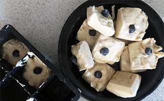 Peanut Butter And Yogurt Frozen Dog Treats