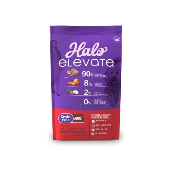 Halo Elevate Grain Free Red Meat Recipe Adult Dry