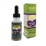 Hempmypet CBD oil bottle and box