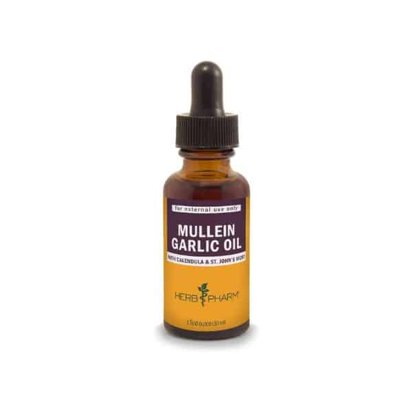 Herb Pharm's Mullein Garlic Oil.