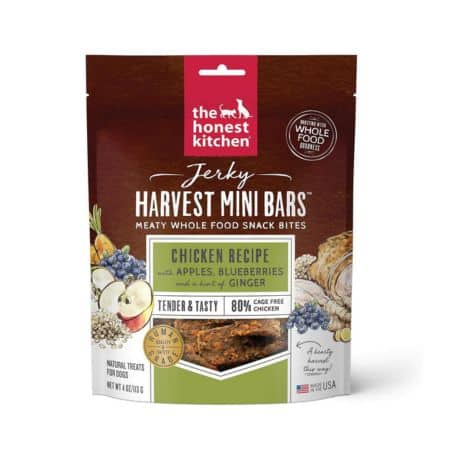 The Honest Kitchen Chicken Jerky Harvest Mini Bars