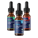 3 bottles of Honest Paws CBD Oils