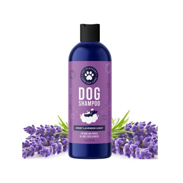 Honeydew Lavender Oatmeal dog shampoo.