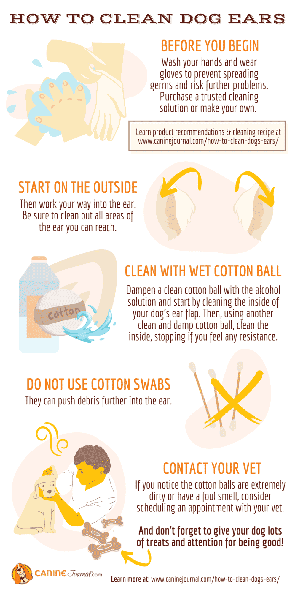 How To Clean Dog Ears graphic