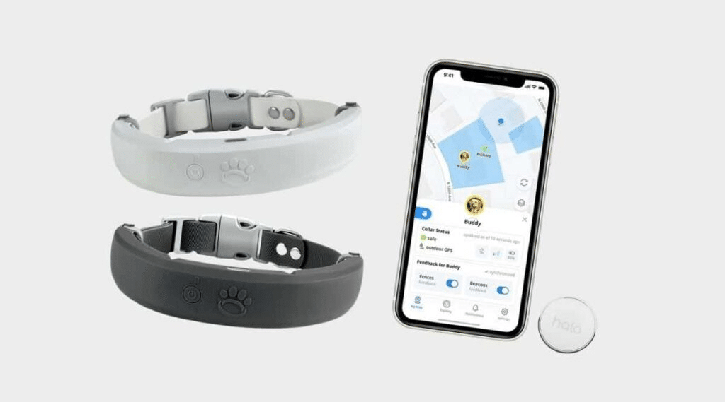 Halo dog collars and app.