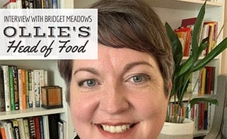 Bridget Meadows (caption: Interview with Ollie Head Of Food, Bridget Meadows)