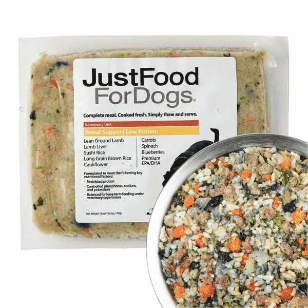 JustFood For Dogs Renal Support Low Protein