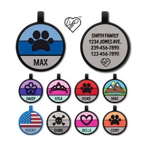 LYP soundless pet id tag