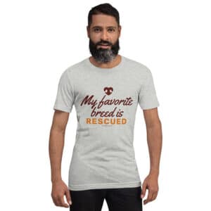 Man in rescue shirt