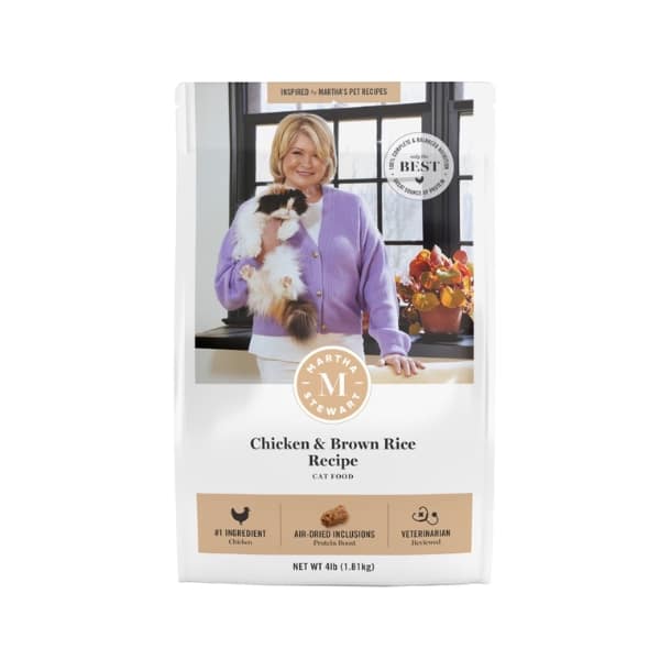Martha Stewart cat food.