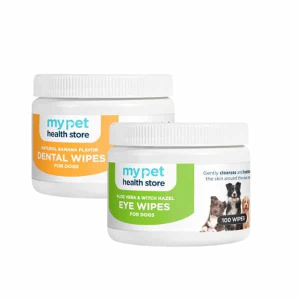 My Pet Health Store Wellness wipes.
