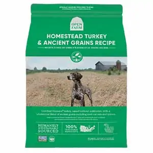 Open Farm dog food bag