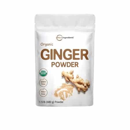 Organic ginger powder