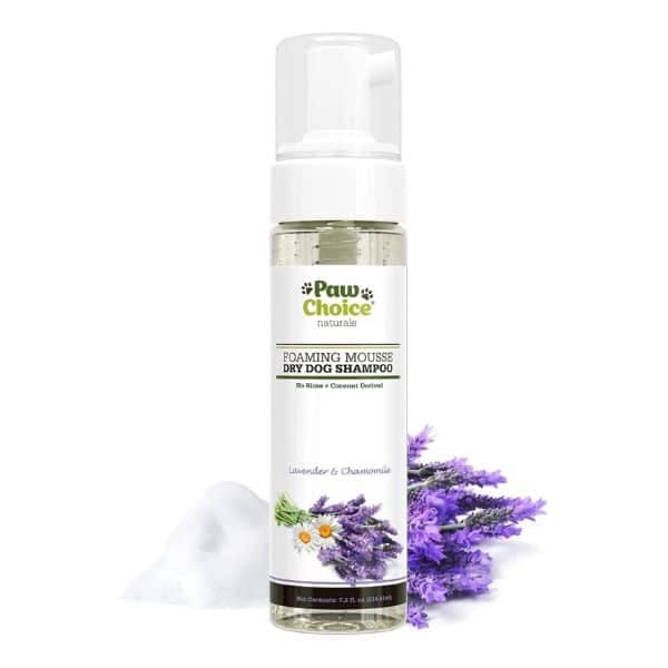 Paw Choice Natural Foaming Mousse Dry Dog Shampoo