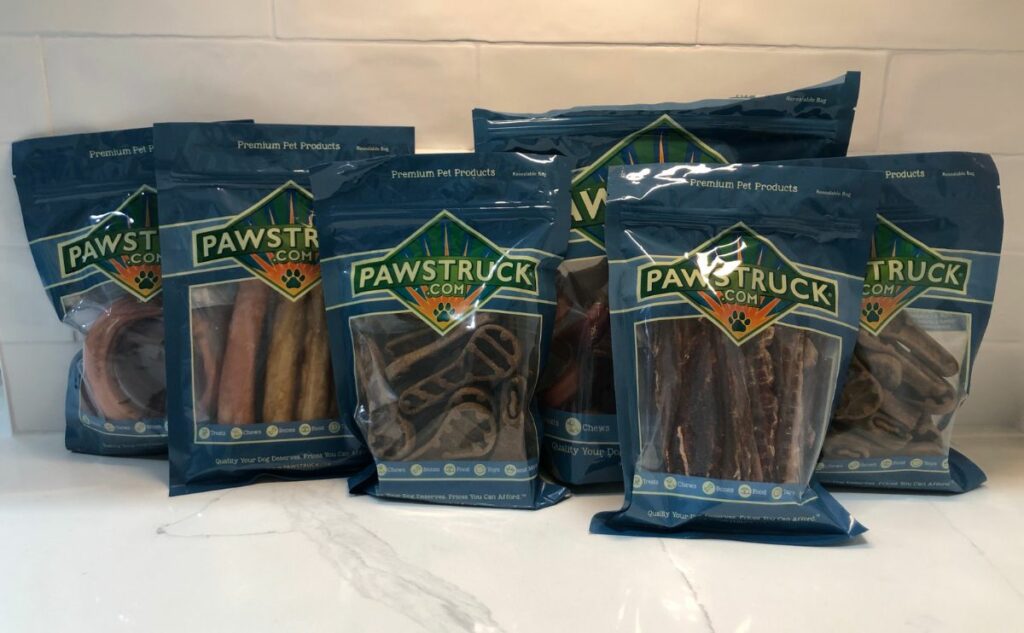 Pawstruck bully stick bags.