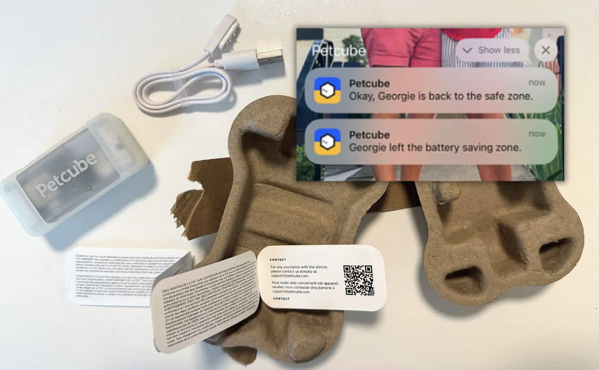 Petcube tracker with app alerts.