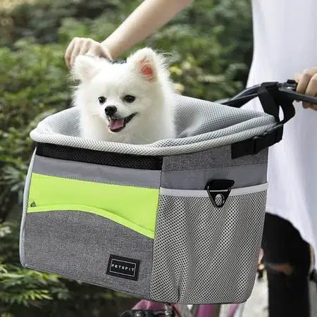 safest dog bike basket