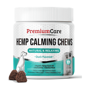 premium care hemp calming chews
