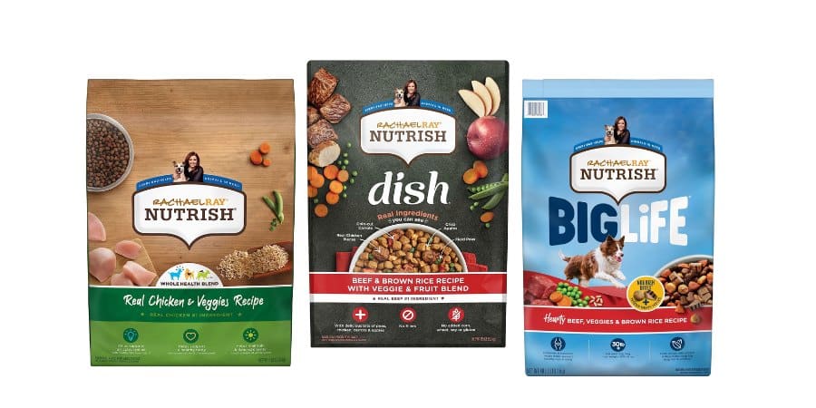 Rachel Ray Nutrish dry kibble options