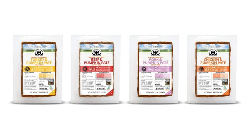 raised right dog food pate