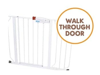 Walk through gate: Regalo Easy Step Walk Thru Gate