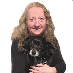 Sally Jones and dog