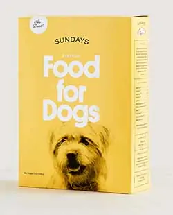 Box of Sundays For Dog Food