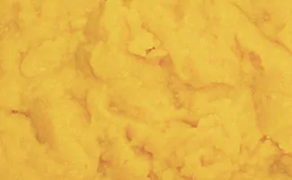 Textured pumpkin puree