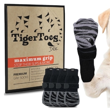 Tiger Toes for dogs.