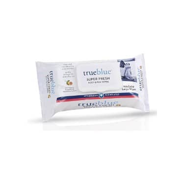 TrueBlue Super Fresh Body And Paw Wipes For Dogs
