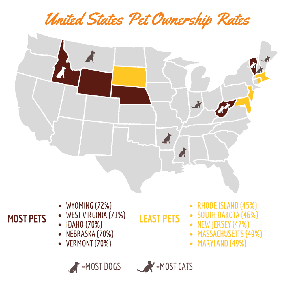 Pet Ownership Statistics By State