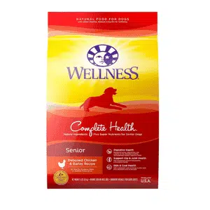 wellness complete senior dog food