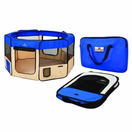 Zampa Foldable Portable Pet Playpen