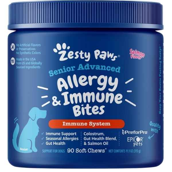 Zesty Paws Gevorderde Aller-Immune Bijt